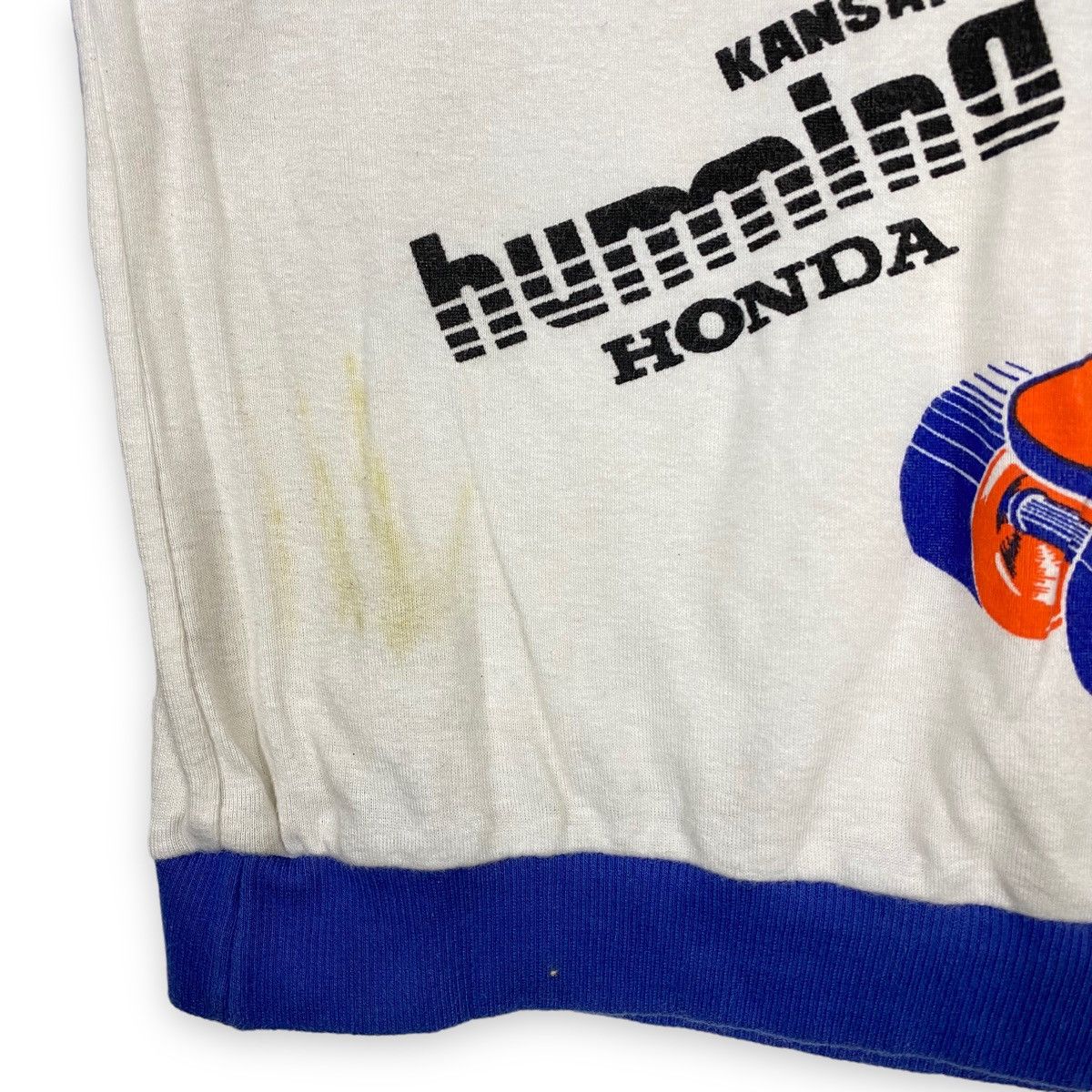 Designer × Kansai Yamamoto × Vintage VINTAGE 80's KANSAI FOR HUMMING HONDA JUMPER SWEATSHIRT Size US L / EU 52-54 / 3 - 7 Thumbnail