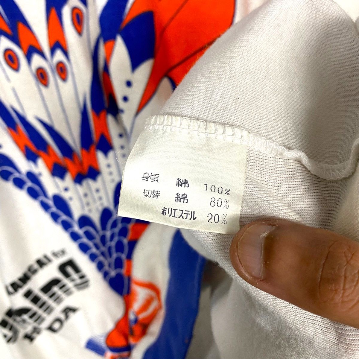 Designer × Kansai Yamamoto × Vintage VINTAGE 80's KANSAI FOR HUMMING HONDA JUMPER SWEATSHIRT Size US L / EU 52-54 / 3 - 13 Thumbnail