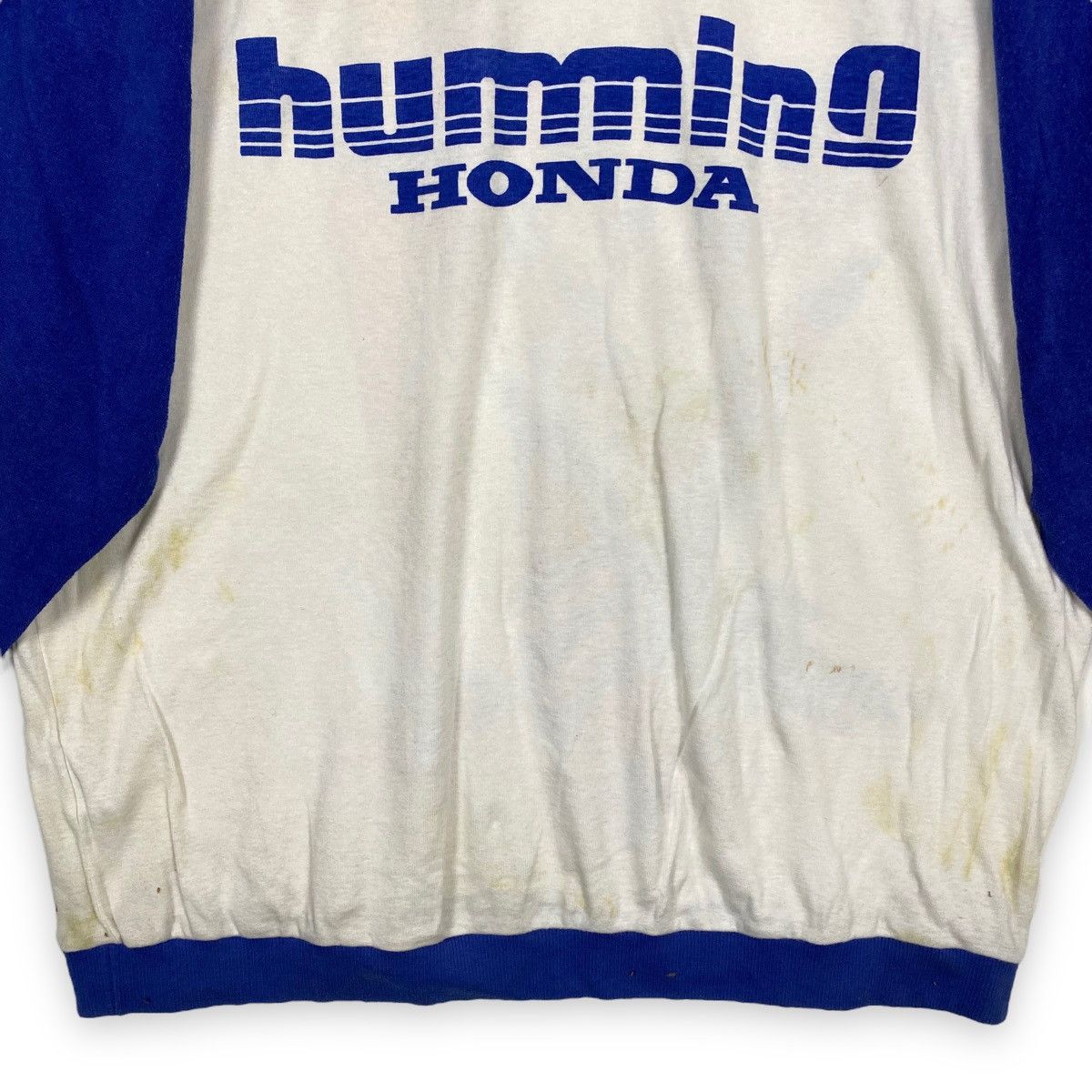 Designer × Kansai Yamamoto × Vintage VINTAGE 80's KANSAI FOR HUMMING HONDA JUMPER SWEATSHIRT Size US L / EU 52-54 / 3 - 11 Thumbnail