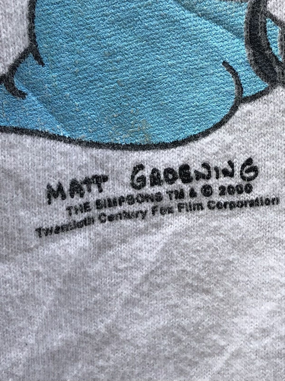 The Simpsons Vintage The Simpsons Family White T shirts Size US L / EU 52-54 / 3 - 3 Thumbnail