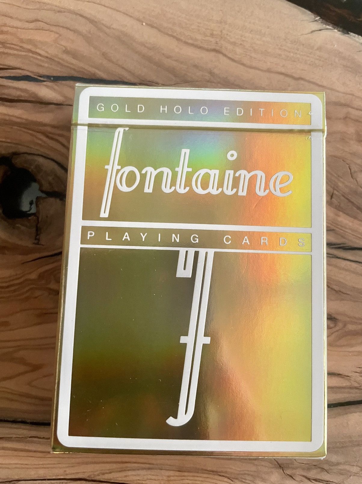 Bicycle GOLD HOLOGRAPHIC LIMITED RELEASE FONTAINE - SINGLE DECK NEW Size ONE SIZE - 3 Thumbnail