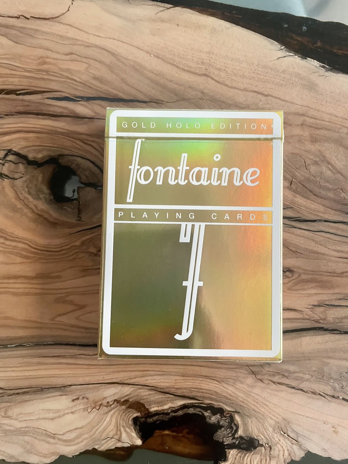Bicycle GOLD HOLOGRAPHIC LIMITED RELEASE FONTAINE - SINGLE DECK NEW Size ONE SIZE - 1 Thumbnail