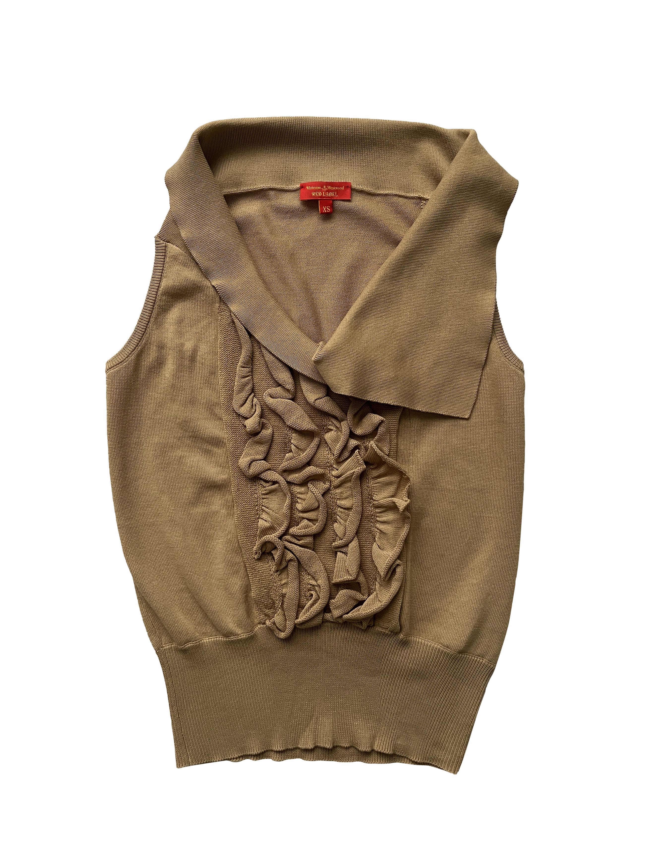 Vivienne Westwood ⚡️QUICK SALE⚡️2001 Vivienne Westwood Sleeveless Knit Top Size XS / US 0-2 / IT 36-38 - 1 Thumbnail