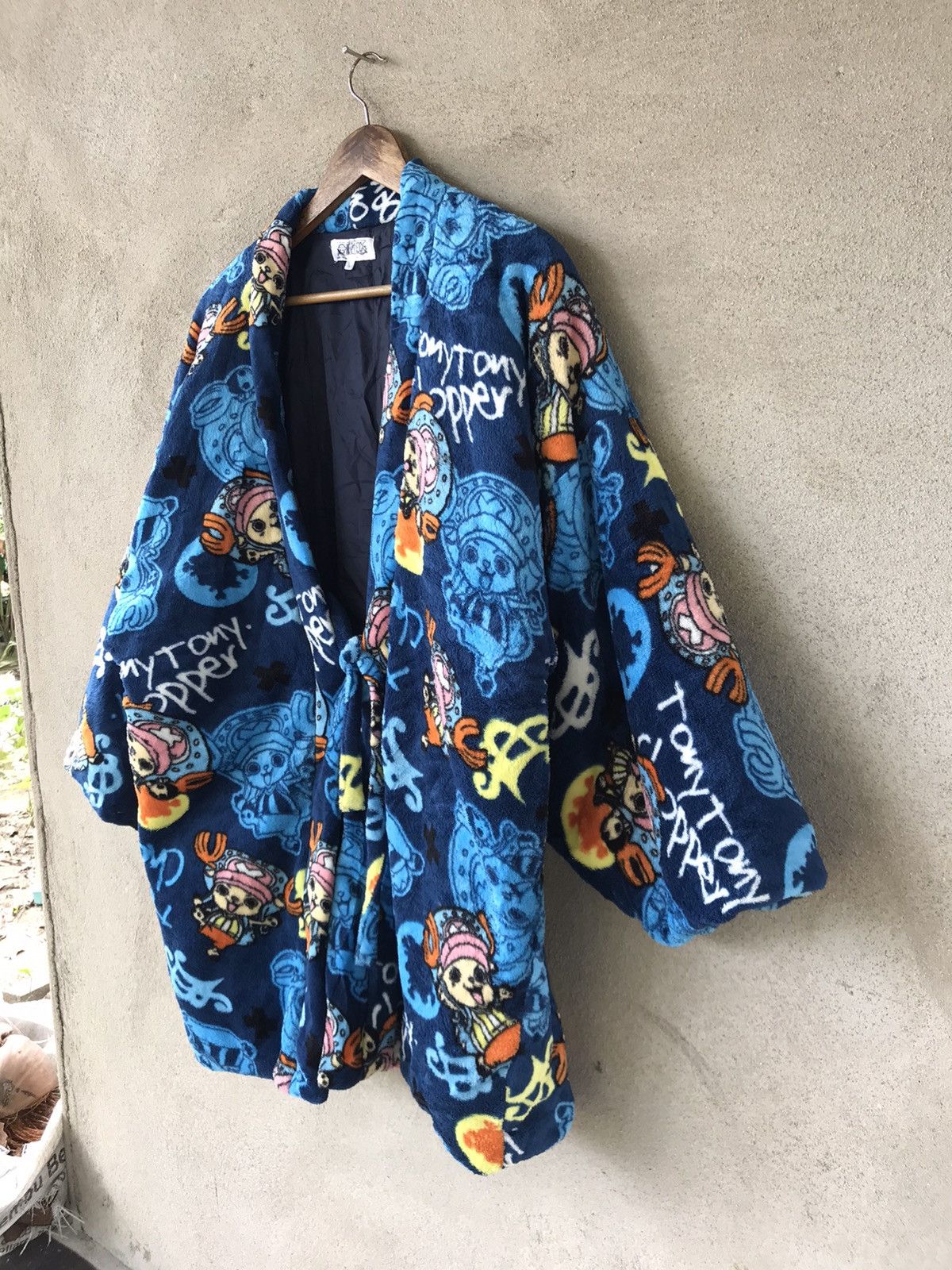 One Piece RARE VINTAGE ONE PIECE KIMONO CARDIGAN JACKET OVERPRINT Size US L / EU 52-54 / 3 - 3 Thumbnail