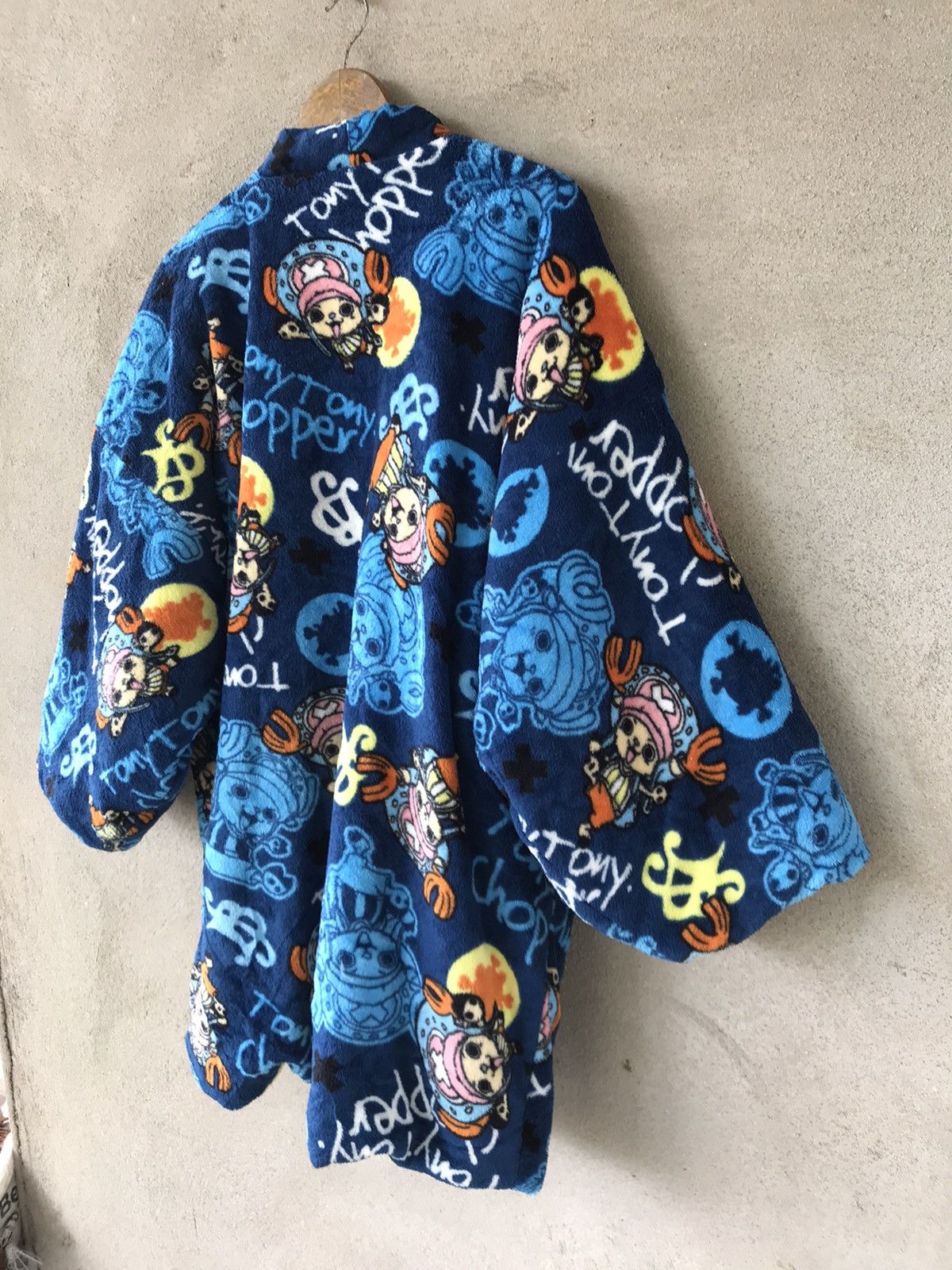 One Piece RARE VINTAGE ONE PIECE KIMONO CARDIGAN JACKET OVERPRINT Size US L / EU 52-54 / 3 - 7 Thumbnail