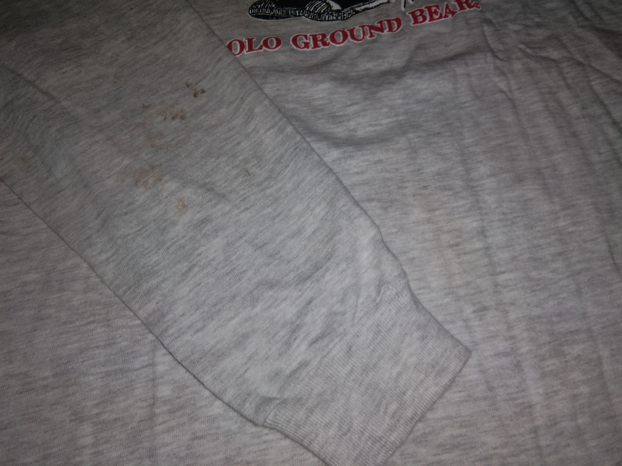 Polo Ralph Lauren VTG Polo Ground Bear L/S tshirt Size US M / EU 48-50 / 2 - 4 Thumbnail