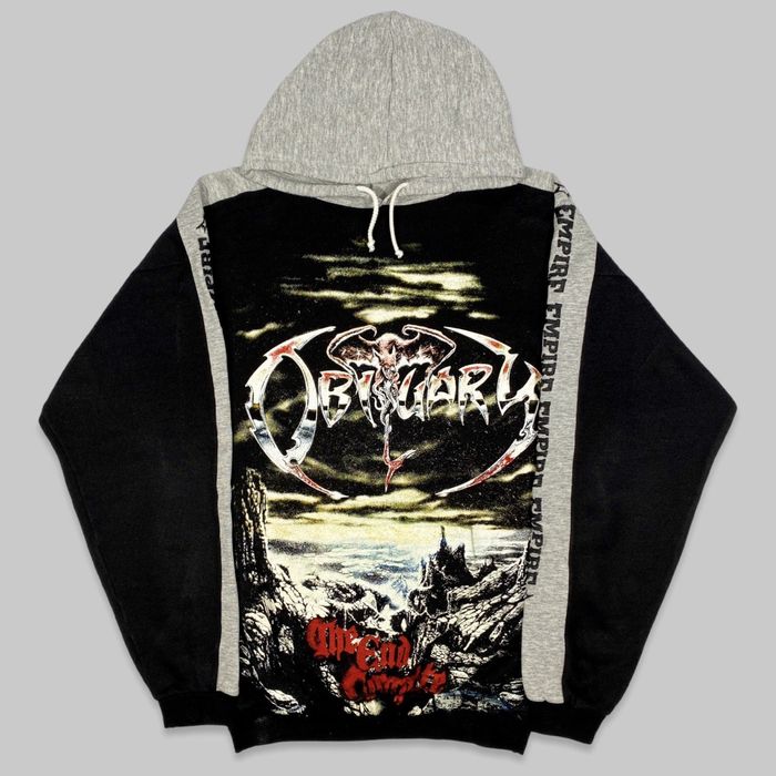 Vintage Vintage 90s Obituary ‘The End Complete’ Empire Hoodie | Grailed