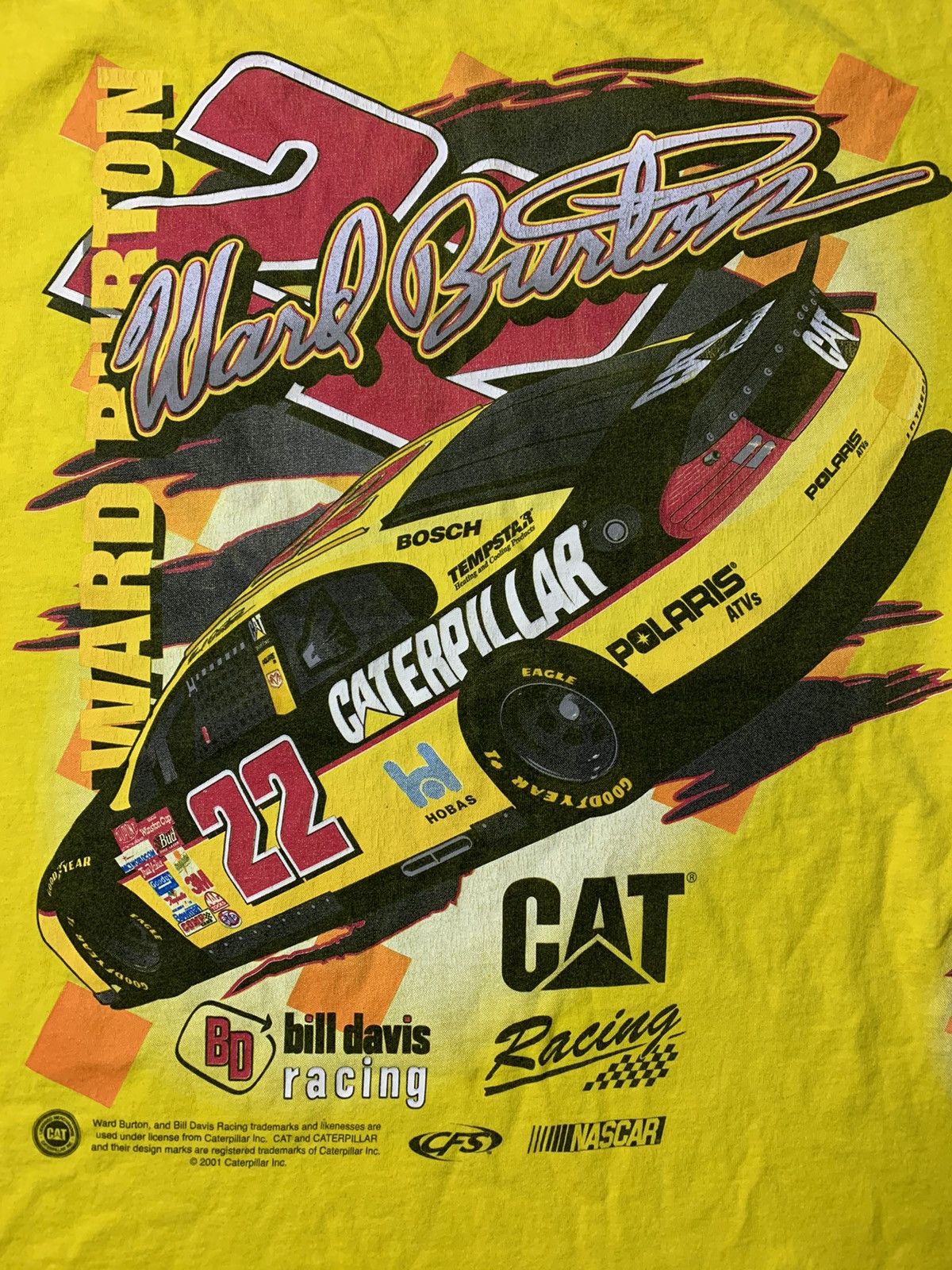 NASCAR × Vintage 2001 Ward Burton NASCAR Racing Tee Size US L / EU 52-54 / 3 - 10 Thumbnail
