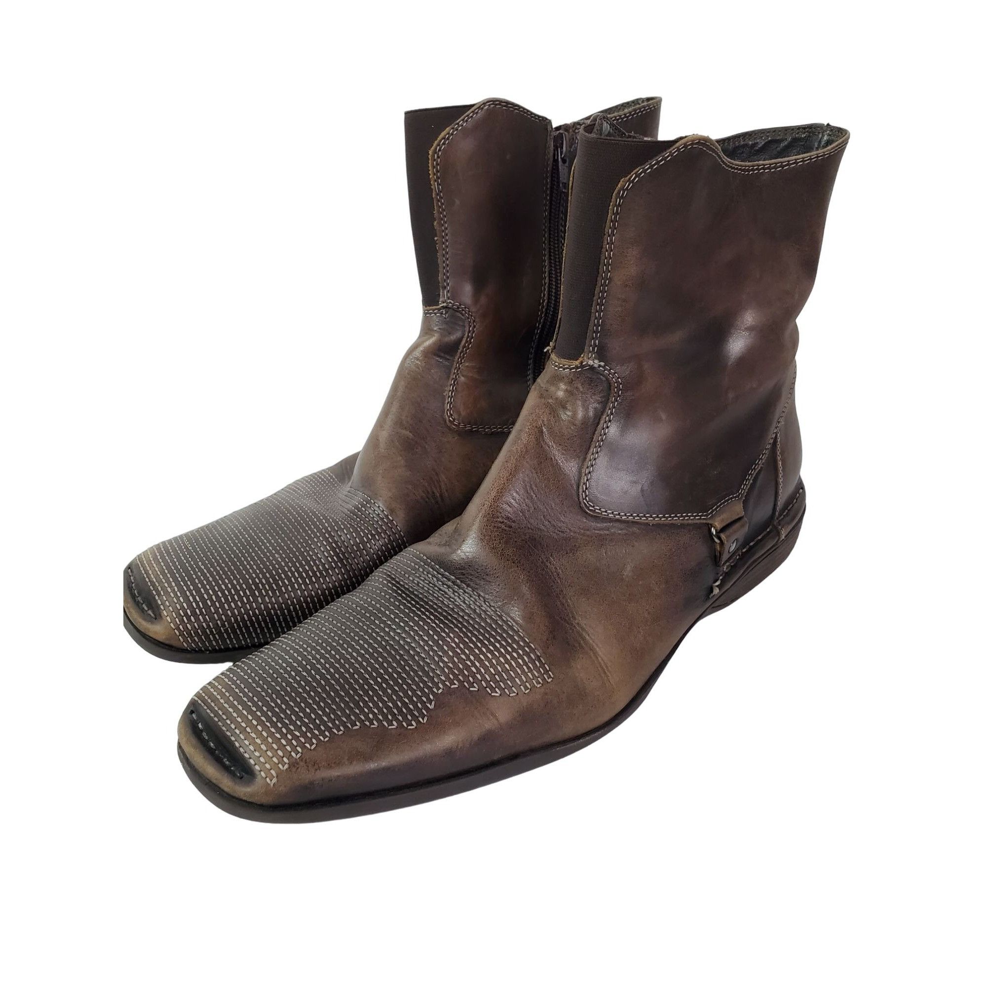 Sandales Homme Bacco Bucci - Cuir Véritable, Style Pêcheur, Pointure 7 US - Confort Et Look Décontracté