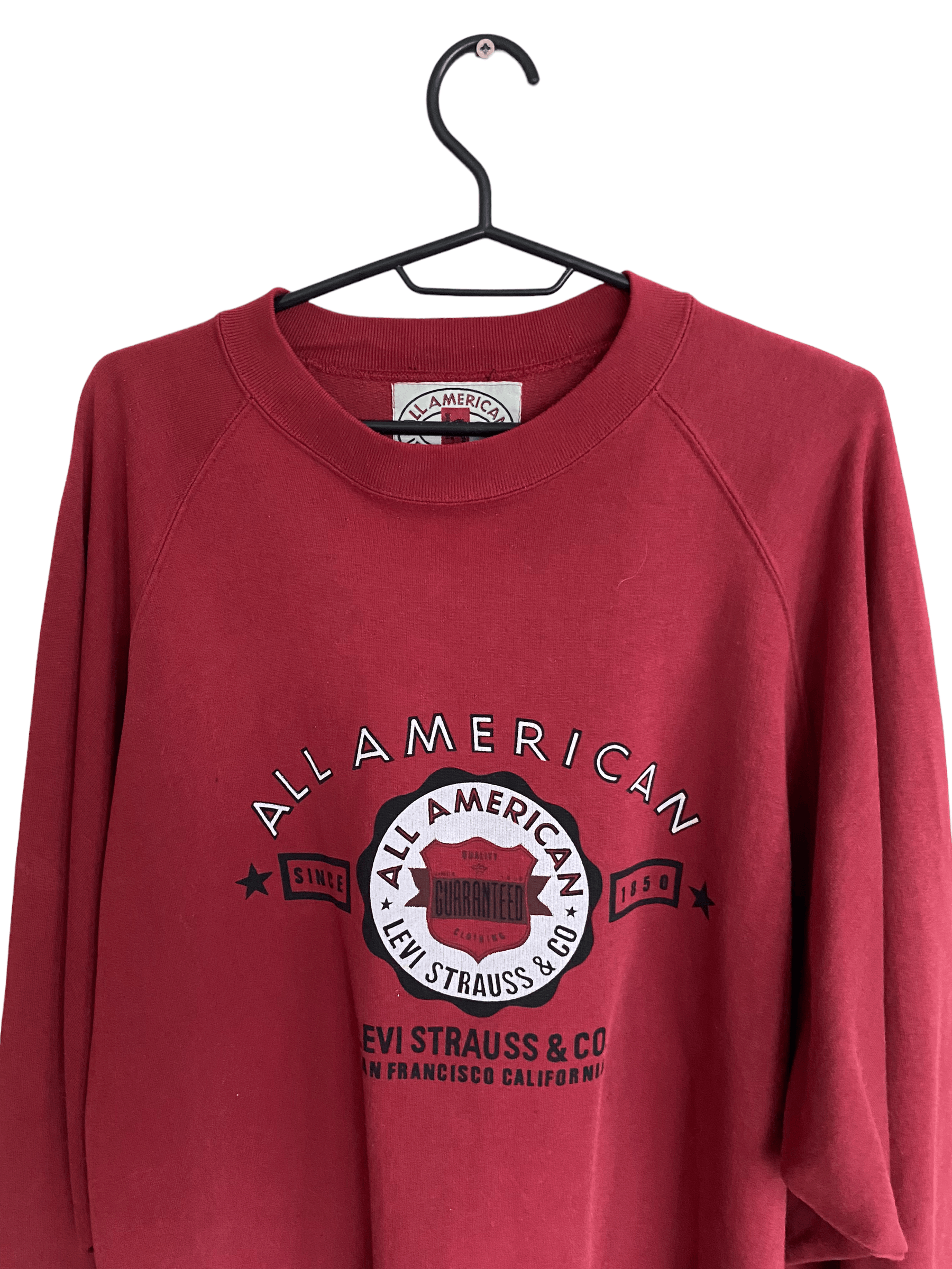 Levi's × Levi's Vintage Clothing × Vintage 80s' 90s' Levi's spellout vintage crewneck, size XL Size US XL / EU 56 / 4 - 3 Thumbnail