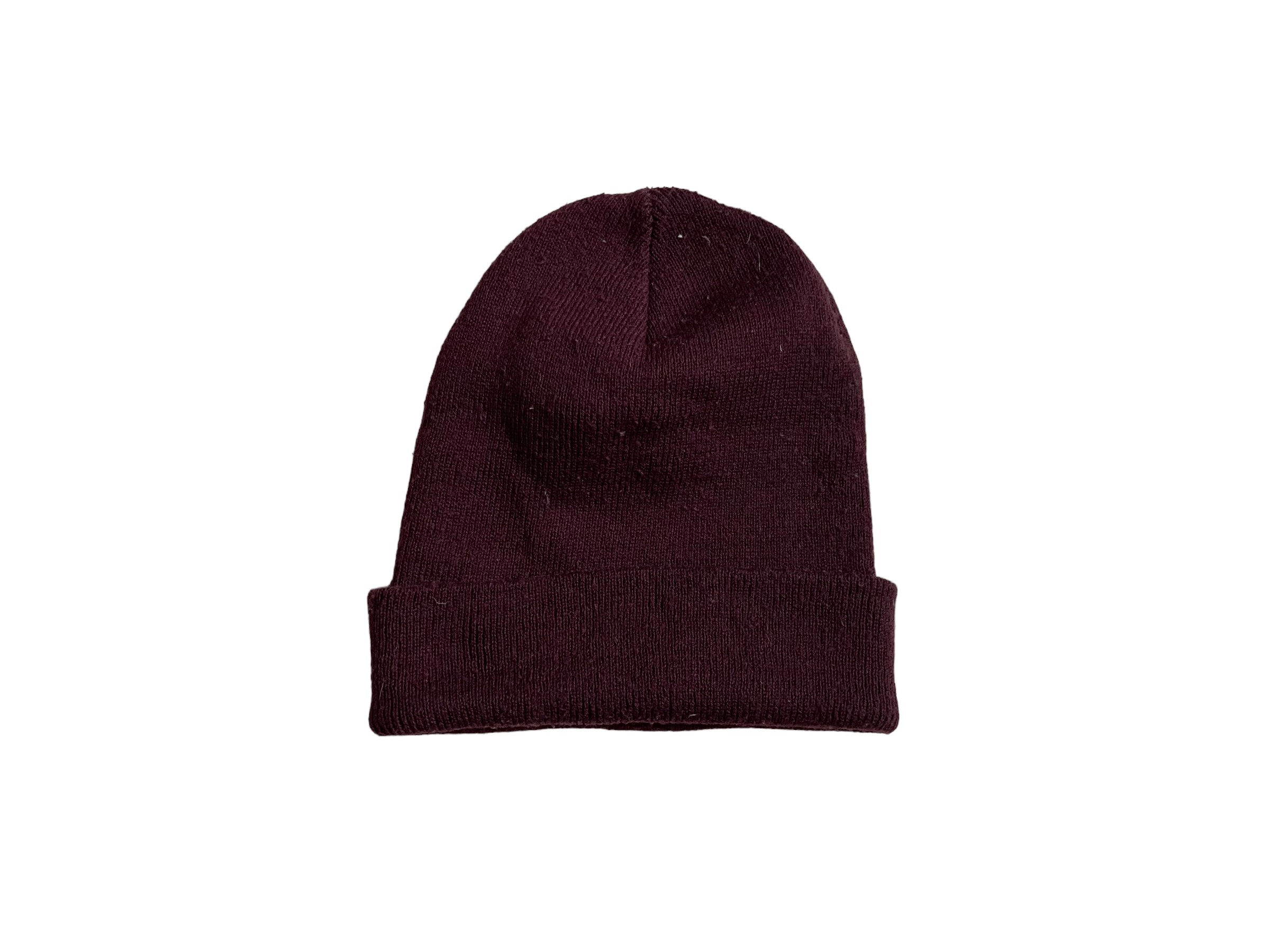Carhartt × Carhartt Wip × Vintage Beanie burgundy Acrylic watch hat, OS Size ONE SIZE - 4 Thumbnail