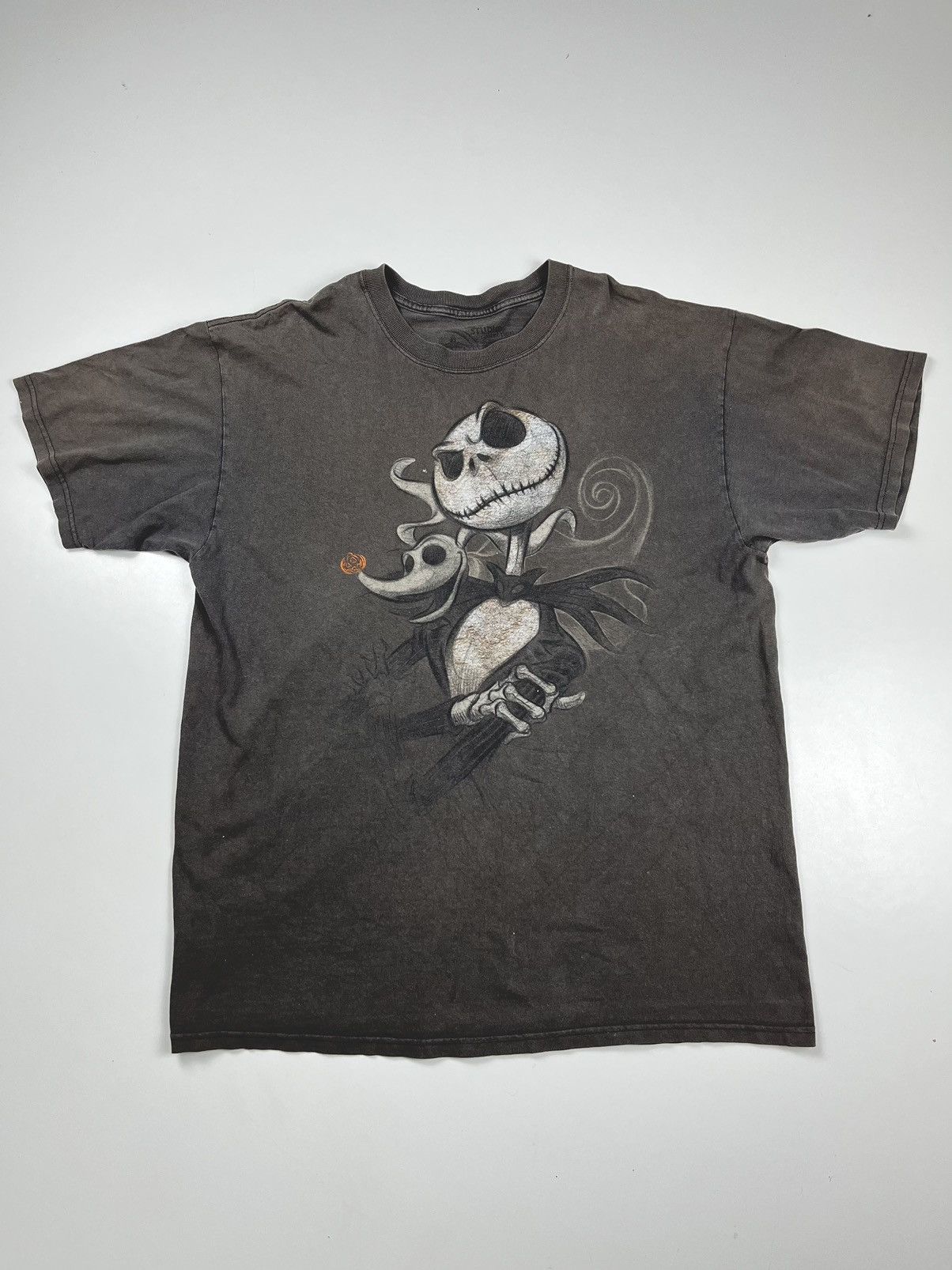 Vintage Faded The Nightmare Before Christmas T-shirt Y2K