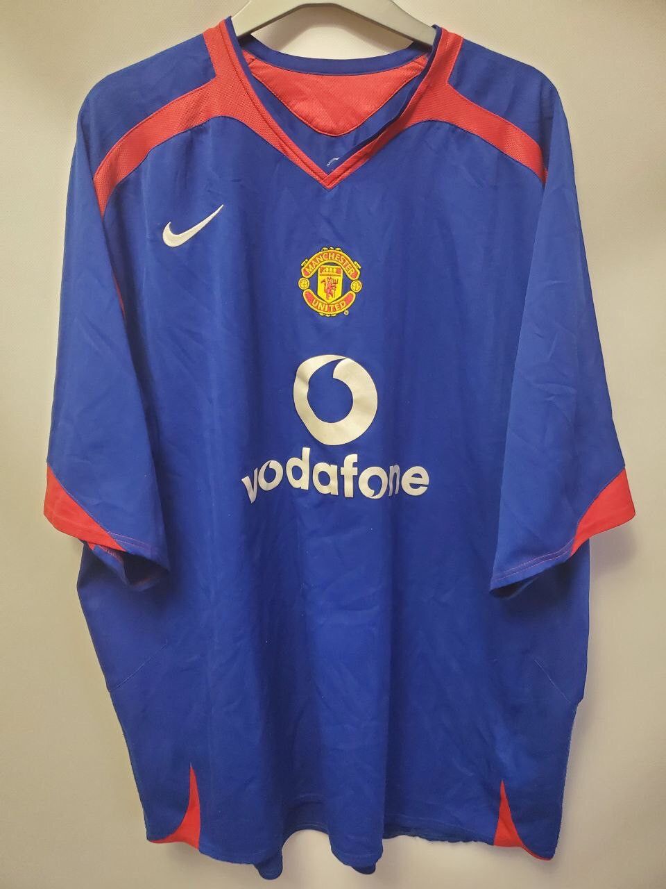 NIKE MANCHESTER UNITED FOOTBALL 2005 SOCCER JERSEY SHIRT
