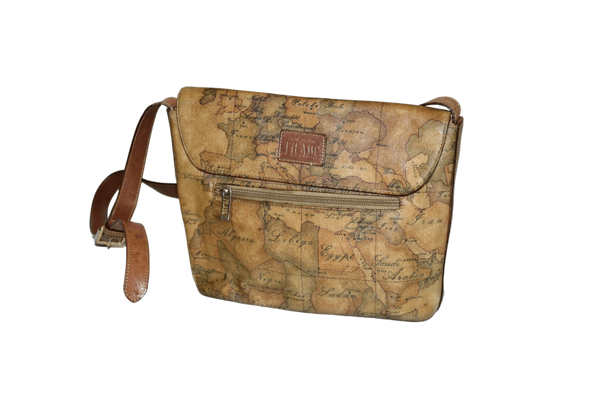Alviero Martini Alviero Martini 1 Classe Point of View Leather Messenger Bag Size ONE SIZE - 1 Thumbnail