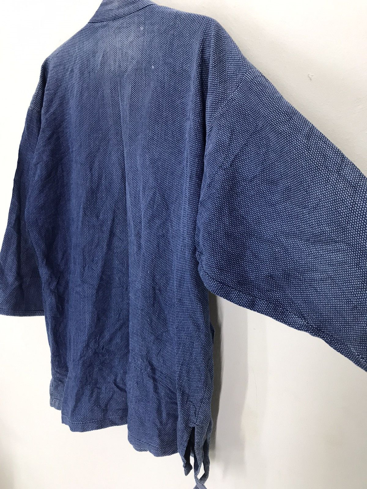 Japanese Brand Faded Vtg Indigo pocket thin kendo kimono kapital style Size US L / EU 52-54 / 3 - 9 Thumbnail