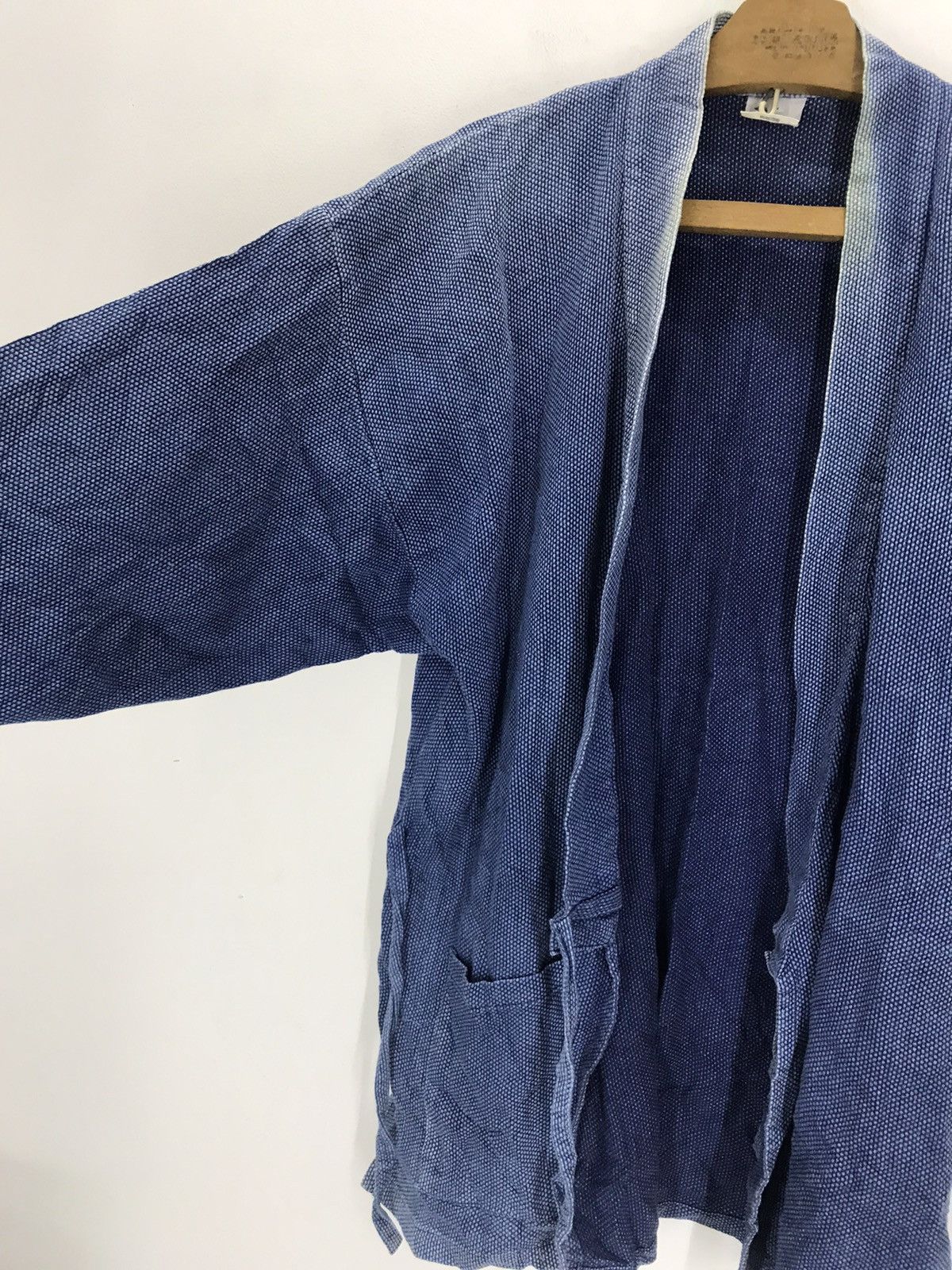 Japanese Brand Faded Vtg Indigo pocket thin kendo kimono kapital style Size US L / EU 52-54 / 3 - 5 Thumbnail