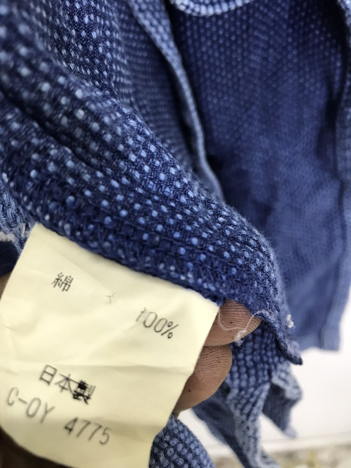 Japanese Brand Faded Vtg Indigo pocket thin kendo kimono kapital style Size US L / EU 52-54 / 3 - 10 Thumbnail