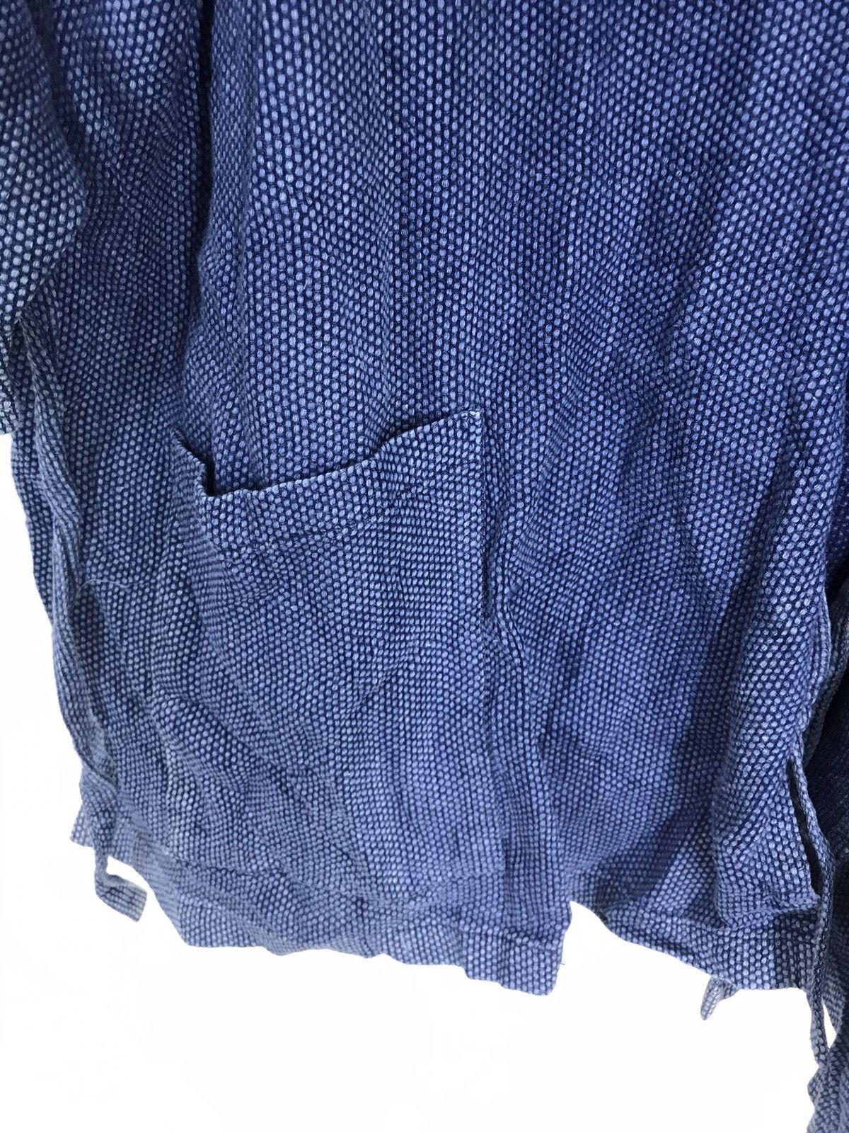Japanese Brand Faded Vtg Indigo pocket thin kendo kimono kapital style Size US L / EU 52-54 / 3 - 3 Thumbnail