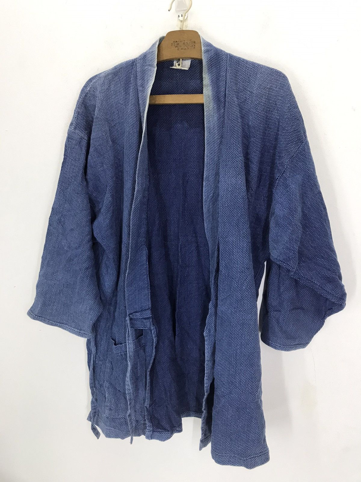 Japanese Brand Faded Vtg Indigo pocket thin kendo kimono kapital style Size US L / EU 52-54 / 3 - 4 Thumbnail