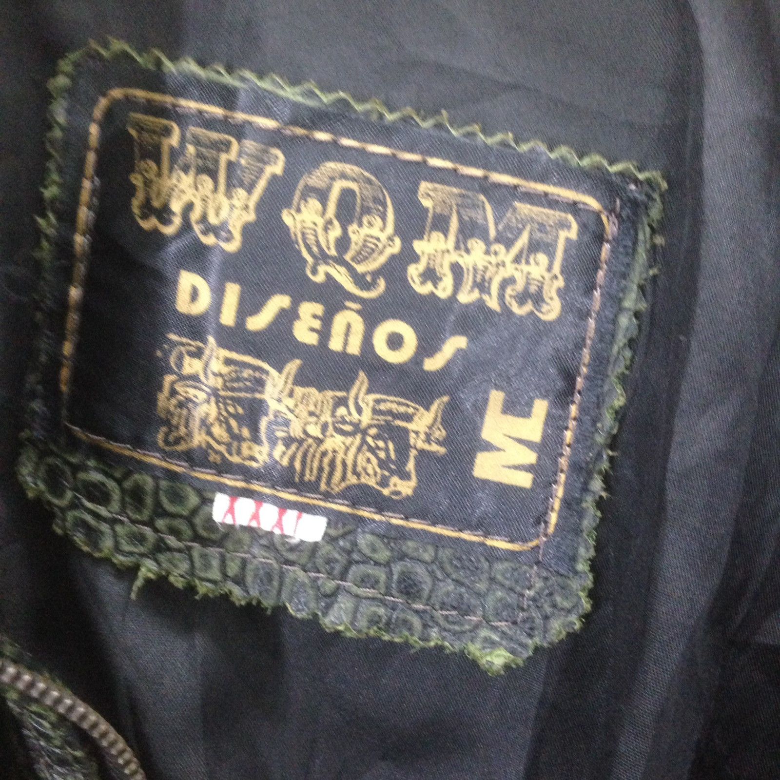 Genuine Leather × Seditionaries Genuine vintage Double Collar Crocodile Leather Punk Jacket Size US XL / EU 56 / 4 - 15 Thumbnail