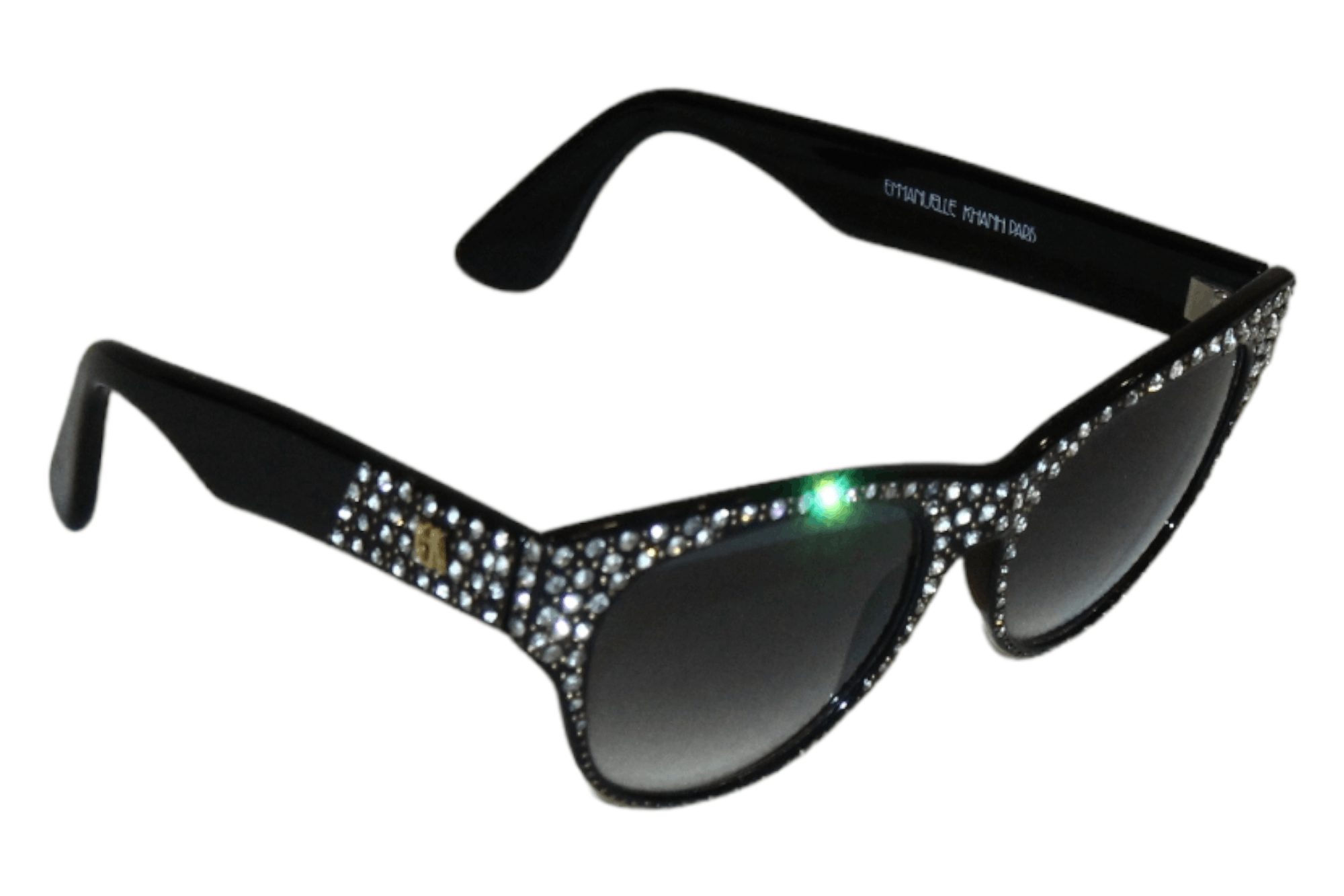 Emmanuelle Khanh RARE! Emmanuelle Khanh Paris Swarovski Trim Sunglasses Size ONE SIZE - 11 Thumbnail