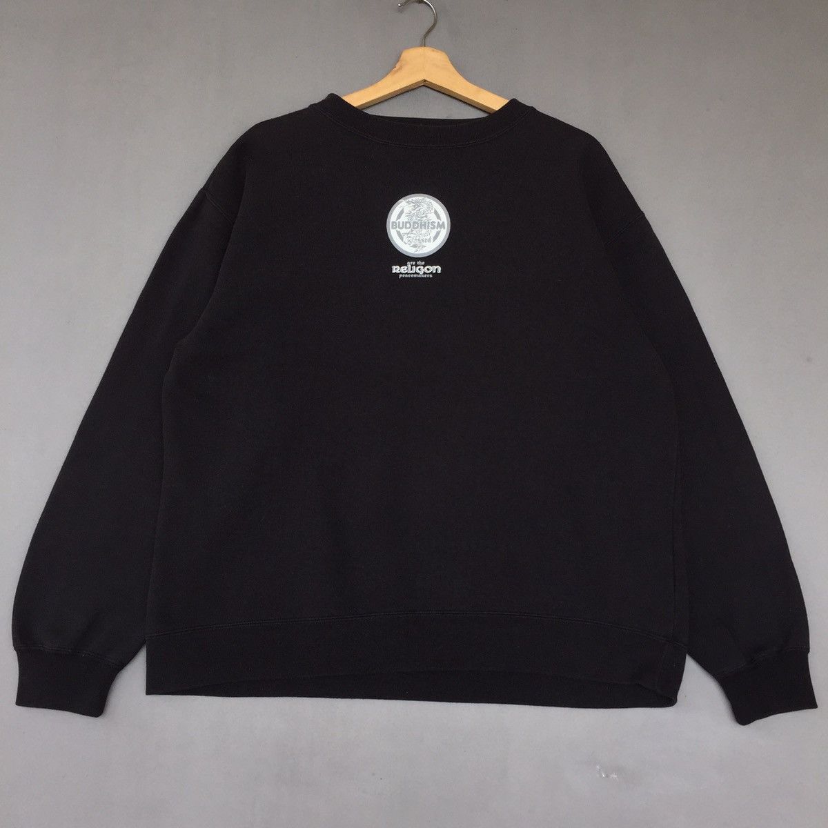 Vintage Buddhism Religon Big Logo Sweatshirt