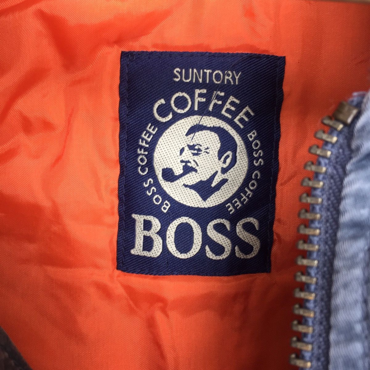 Japanese Brand × Vintage Vintage Coffee Boss Bomber Jacket Big Logo Size US L / EU 52-54 / 3 - 3 Thumbnail