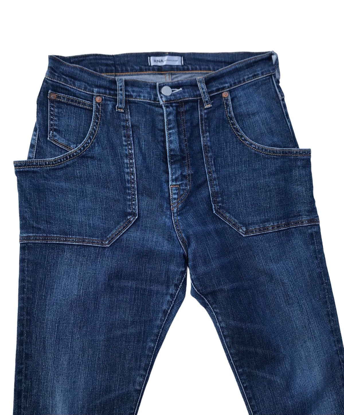 Japanese Brand RNA Japan Skinny Fit Streetwear Denim Pants Size US 28 / EU 44 - 2 Thumbnail