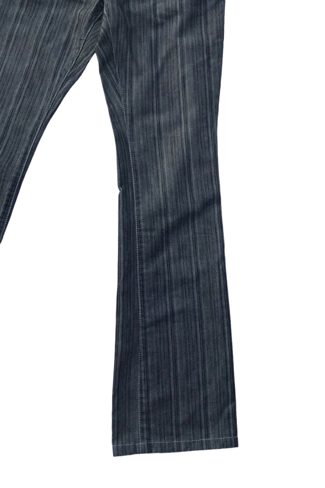 Tete Homme Tete Homme Japan Designer Stripe Bell Bottom Denim Pants Size US 29 - 5 Thumbnail