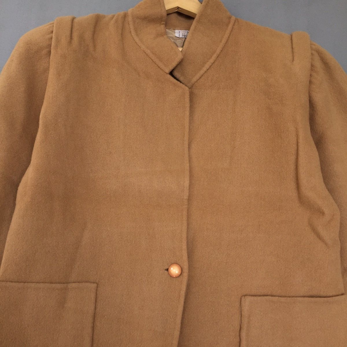 Vintage Vintage Designer Hermelli Coat Jacket Wool Style Size M / US 6-8 / IT 42-44 - 2 Thumbnail