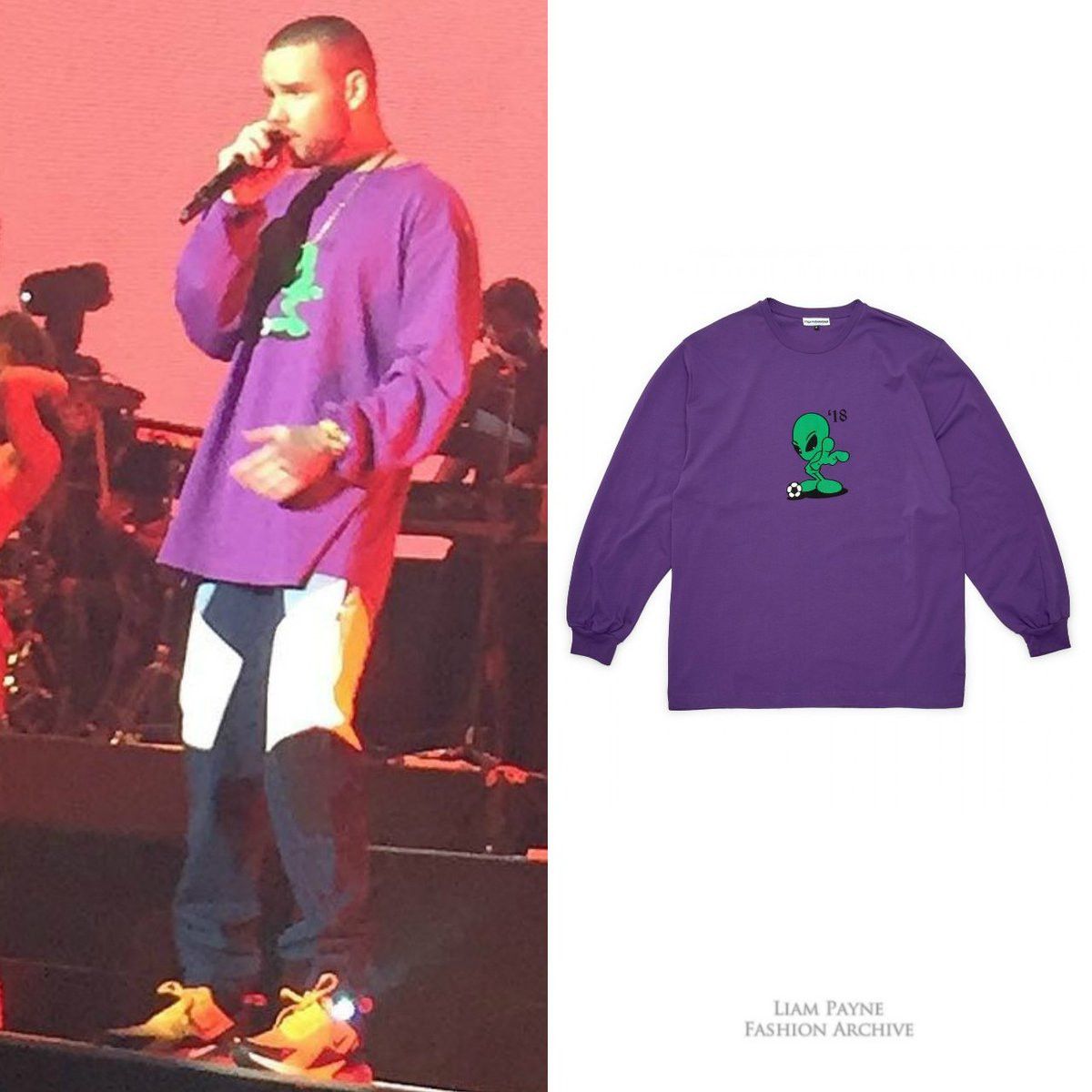Gosha Rubchinskiy Alien Printed Long Sleeve T-Shirts Size US XS / EU 42 / 0 - 3 Thumbnail