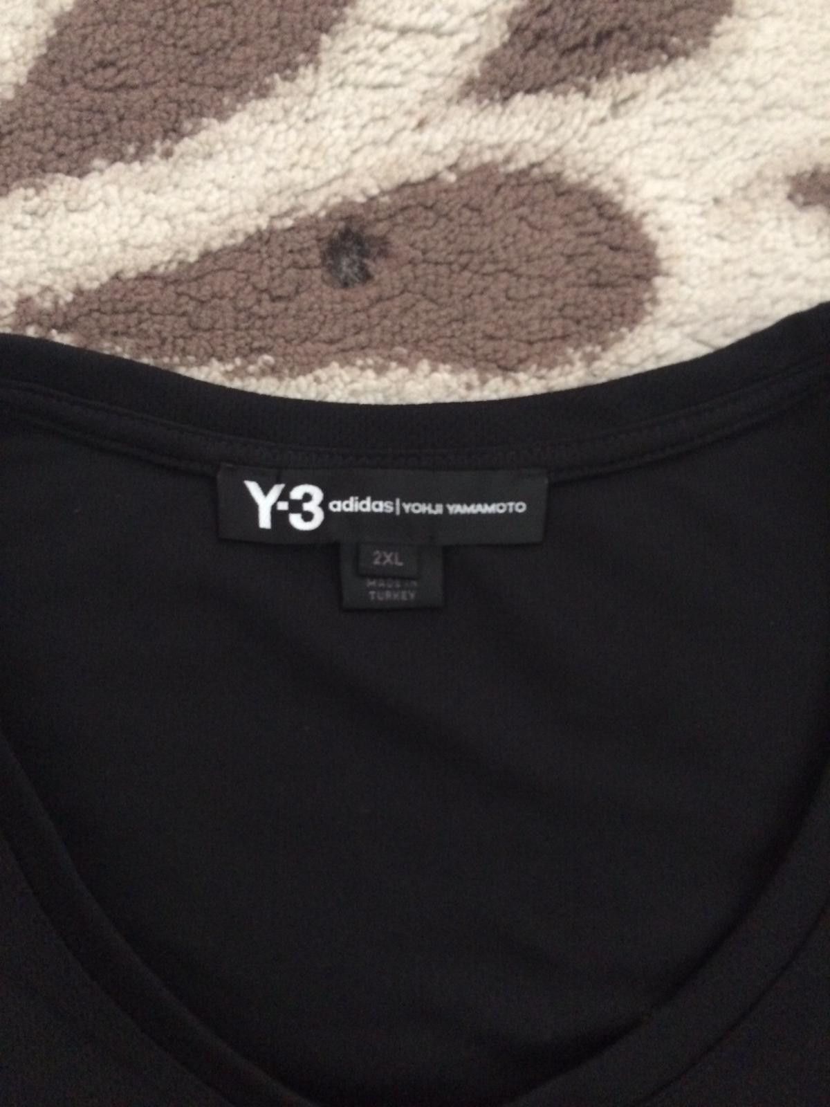 Yohji Yamamoto Y-3 & Adidas ''The Brand With The 3 Stripes'' T-Shirt Size US XXL / EU 58 / 5 - 5 Thumbnail