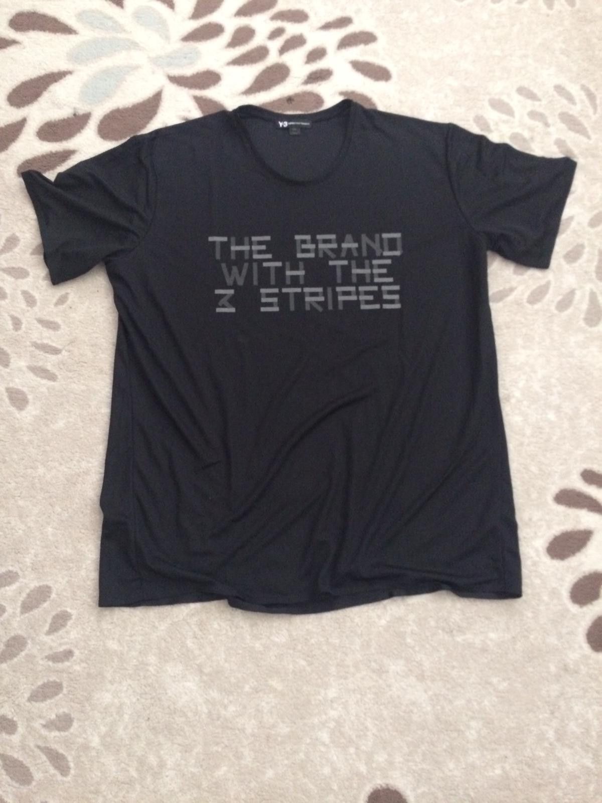 Yohji Yamamoto Y-3 & Adidas ''The Brand With The 3 Stripes'' T-Shirt Size US XXL / EU 58 / 5 - 4 Thumbnail