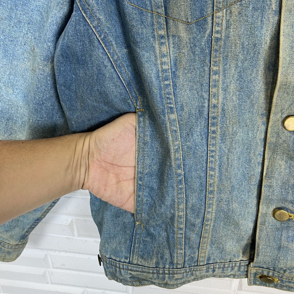 Vintage Vintage Japanese Denim Button Up Jacket Size US M / EU 48-50 / 2 - 9 Thumbnail