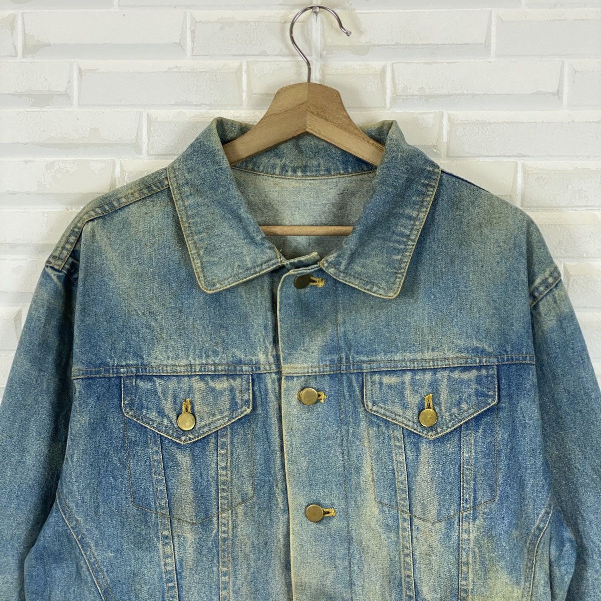 Vintage Vintage Japanese Denim Button Up Jacket Size US M / EU 48-50 / 2 - 4 Thumbnail
