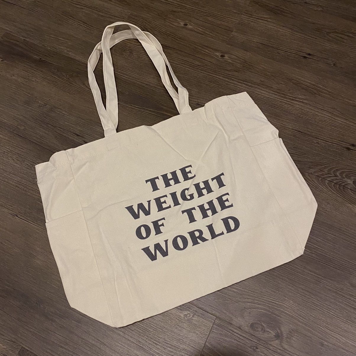 Supreme Custom The Weight Of The World Tote Bag Size ONE SIZE - 2 Thumbnail