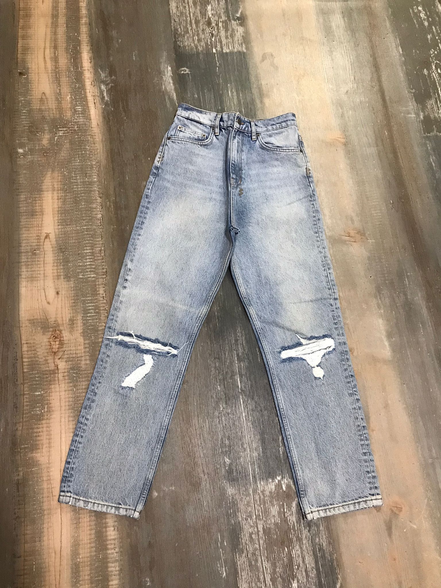Ksubi Chlo Wasted Trashed High-Rise Distressed Jeans Size 26" / US 2 / IT 38 - 5 Thumbnail