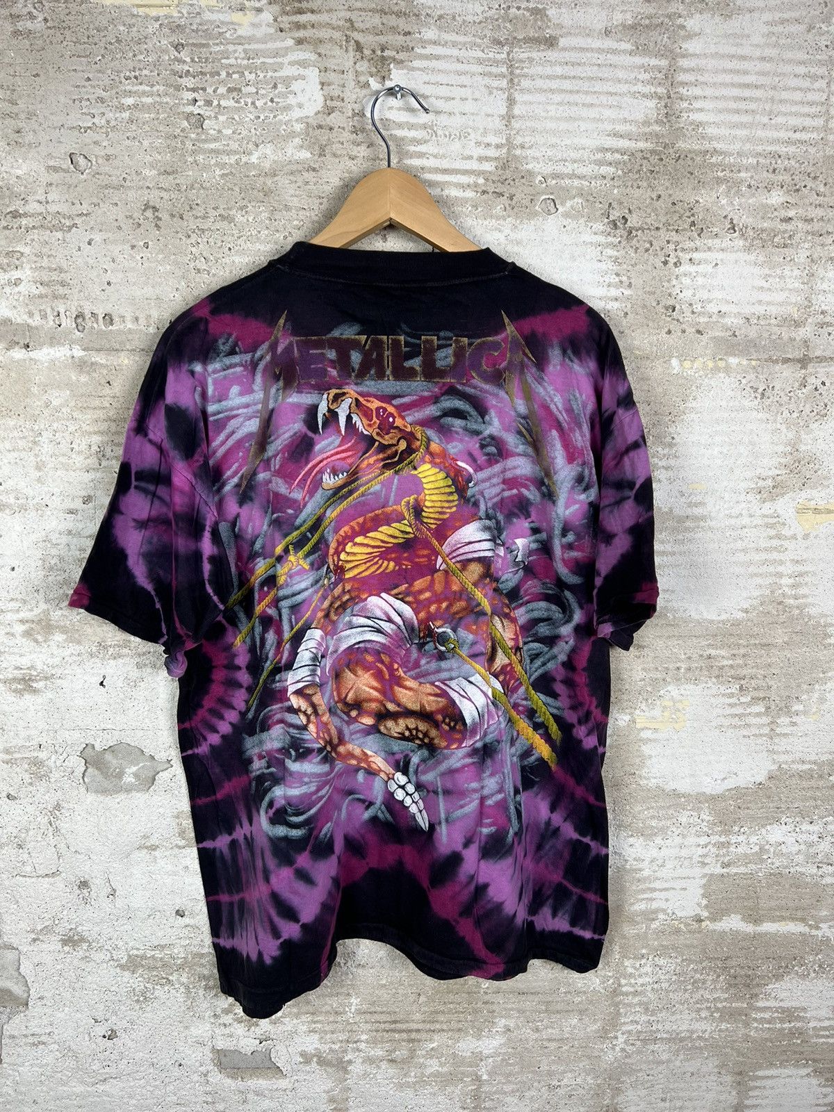 METALLICA tie dye Europe bootleg