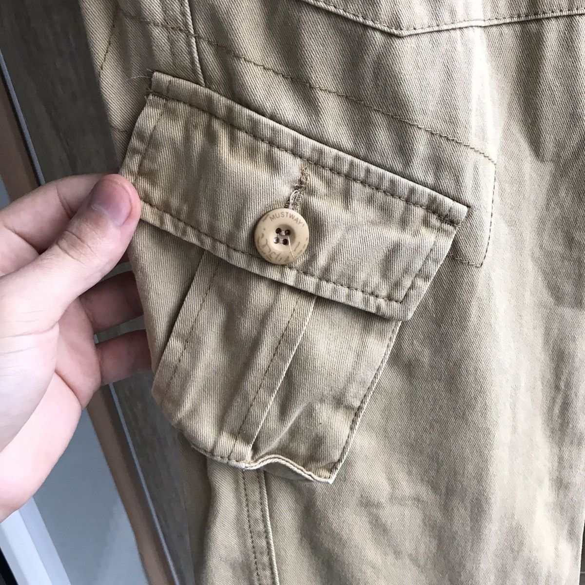 Japanese Brand Mustway Multipockets Cargo Pants Rare Big Boy Size US 34 / EU 50 - 6 Thumbnail