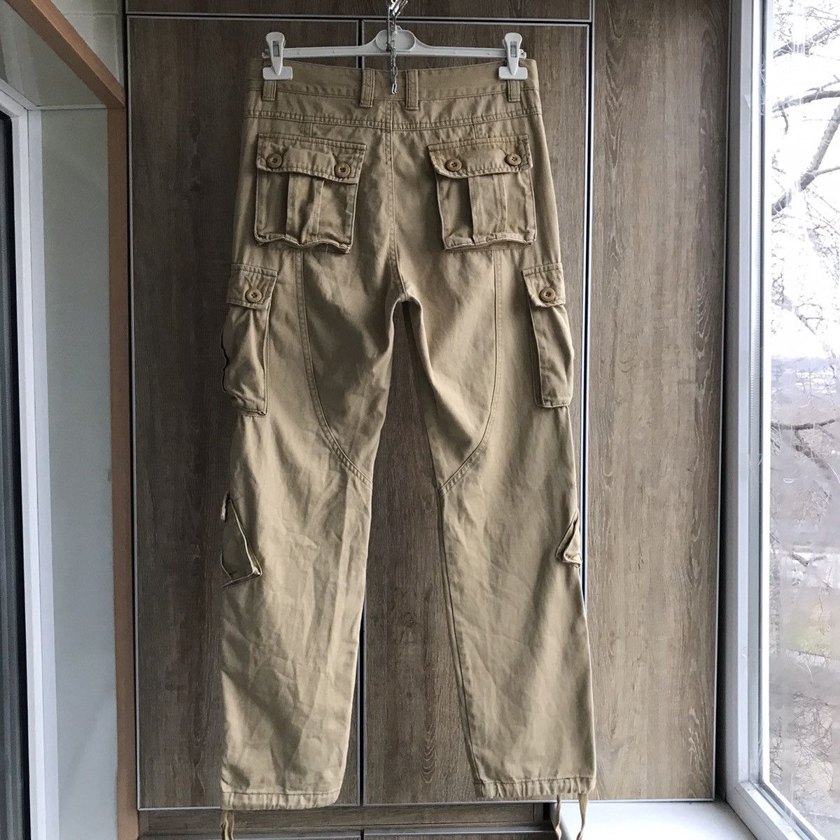 Japanese Brand Mustway Multipockets Cargo Pants Rare Big Boy Size US 34 / EU 50 - 4 Thumbnail