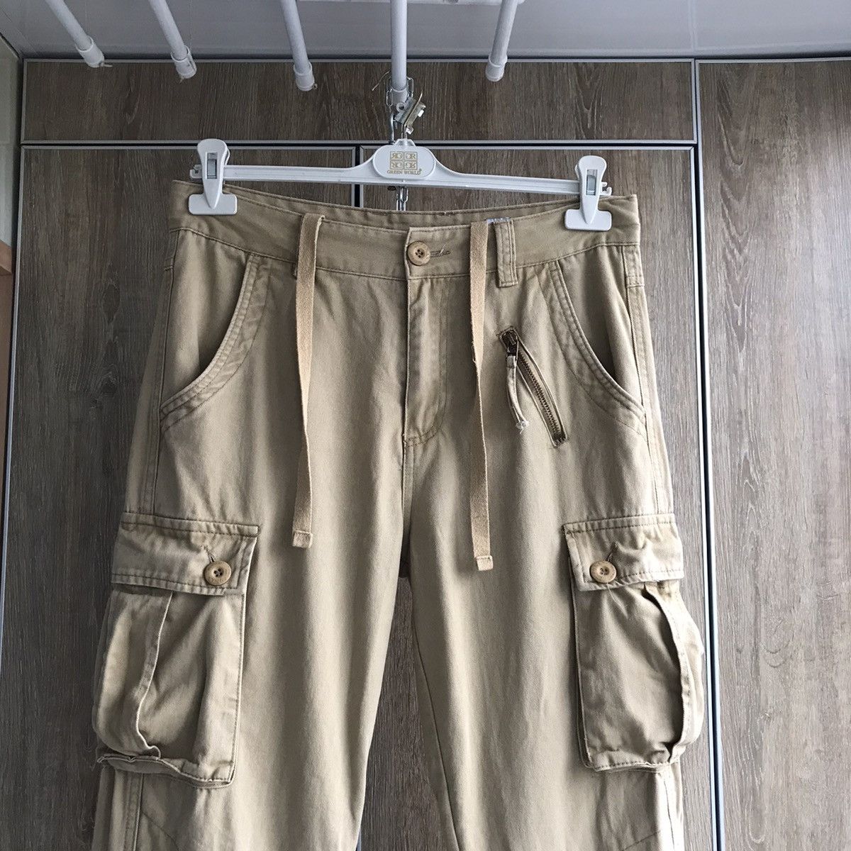 Japanese Brand Mustway Multipockets Cargo Pants Rare Big Boy Size US 34 / EU 50 - 2 Thumbnail