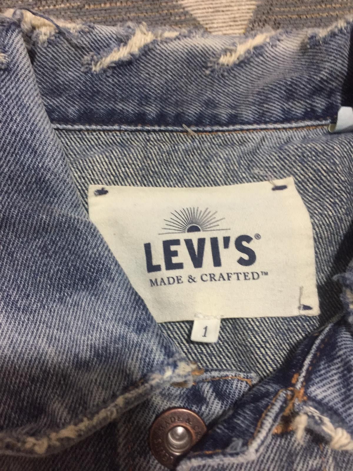 Levi's Made & Crafted Type Il Worn Trucker Jacket Trashed Size US S / EU 44-46 / 1 - 7 Thumbnail