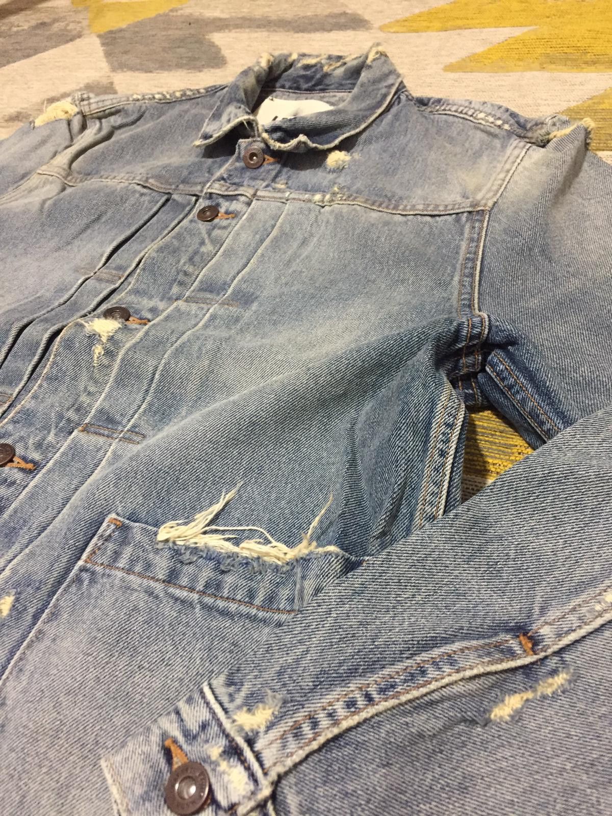 Levi's Made & Crafted Type Il Worn Trucker Jacket Trashed Size US M / EU 48-50 / 2 - 8 Thumbnail