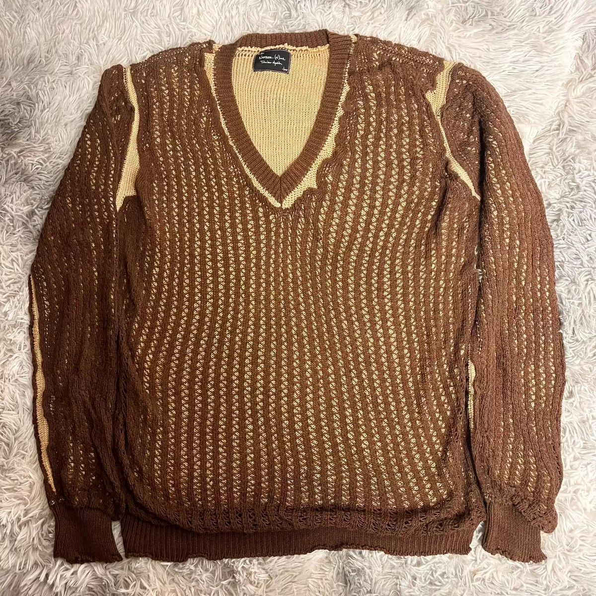 トップス NUMBER (N)INE mesh over size Knit Number Nine Mesh | Grailed