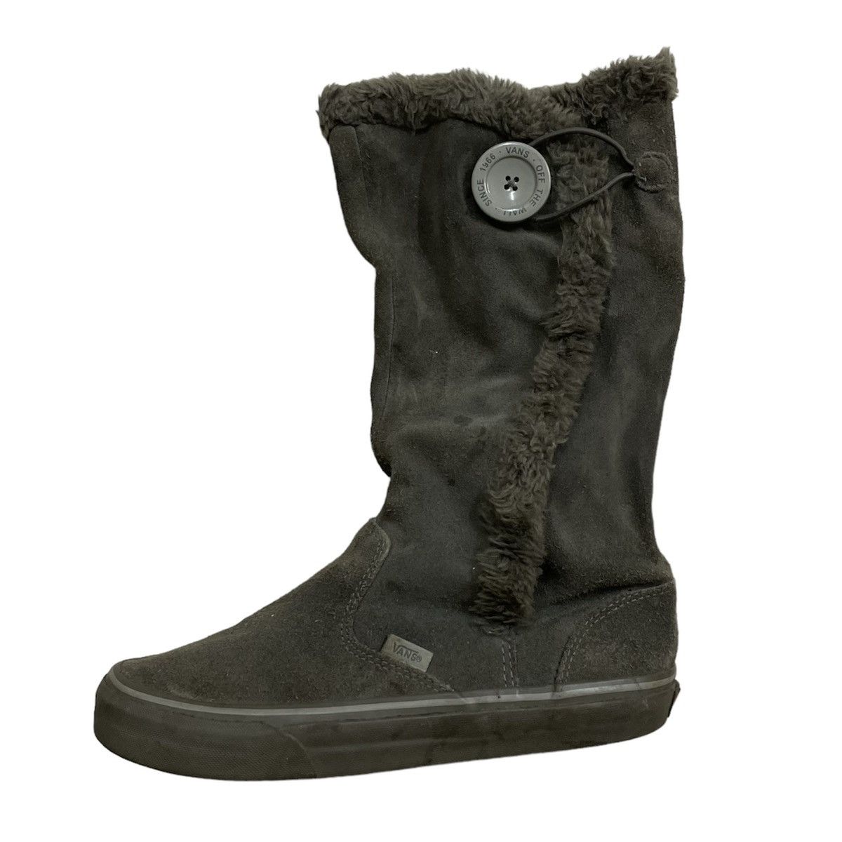 Vans Vans Phoebe Sneakers Boots Gray Suede Faux Fur TrimHook & Lo Size US 6 / EU 39 - 5 Thumbnail