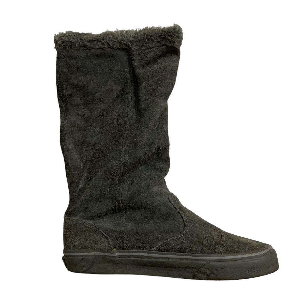 Vans Vans Phoebe Sneakers Boots Gray Suede Faux Fur TrimHook & Lo Size US 6 / EU 39 - 6 Thumbnail