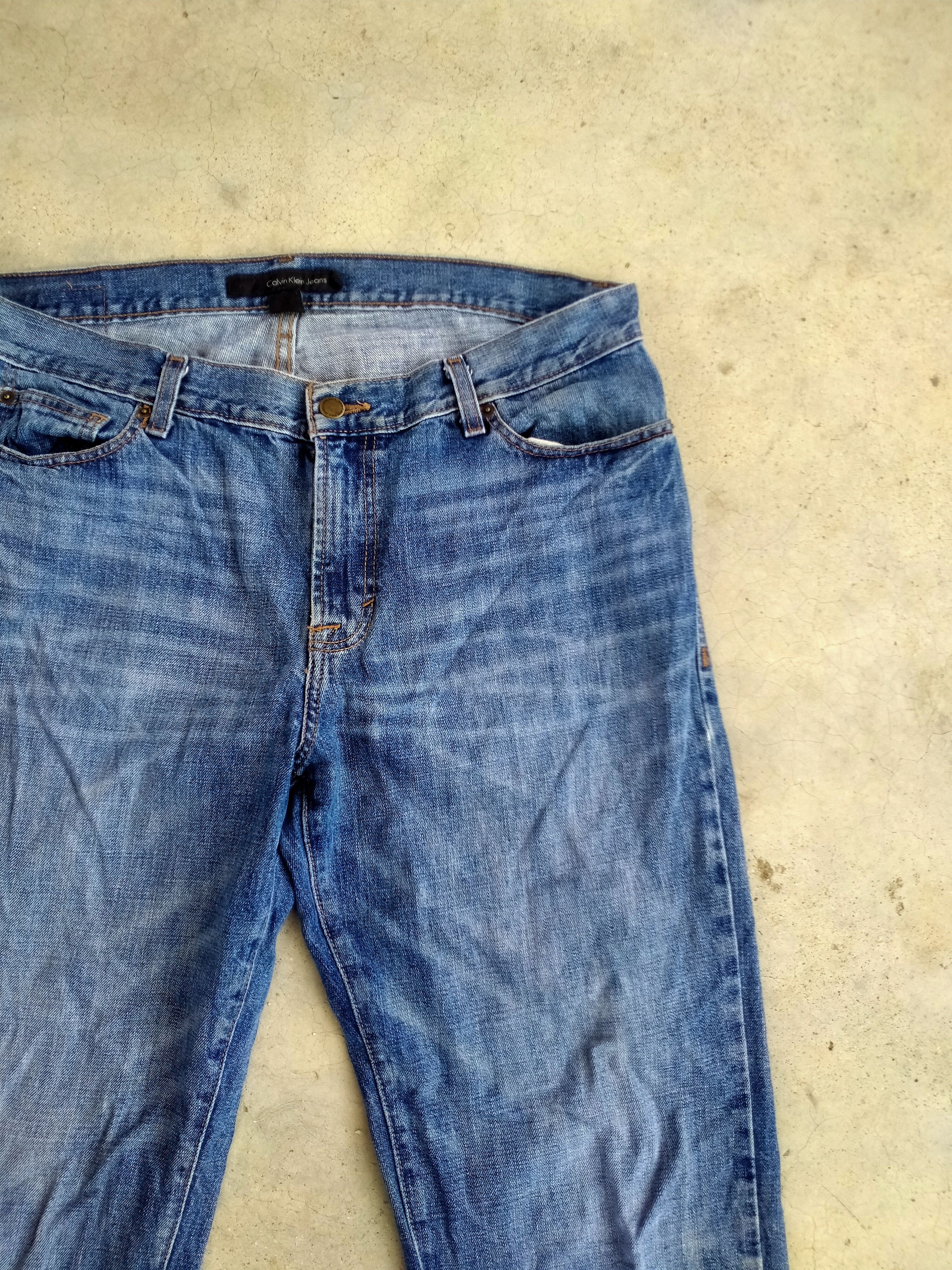 Calvin Klein CALVIN KLEIN STRAIGHT CUT NON SELVEDGE DENIM Size US 36 / EU 52 - 2 Thumbnail