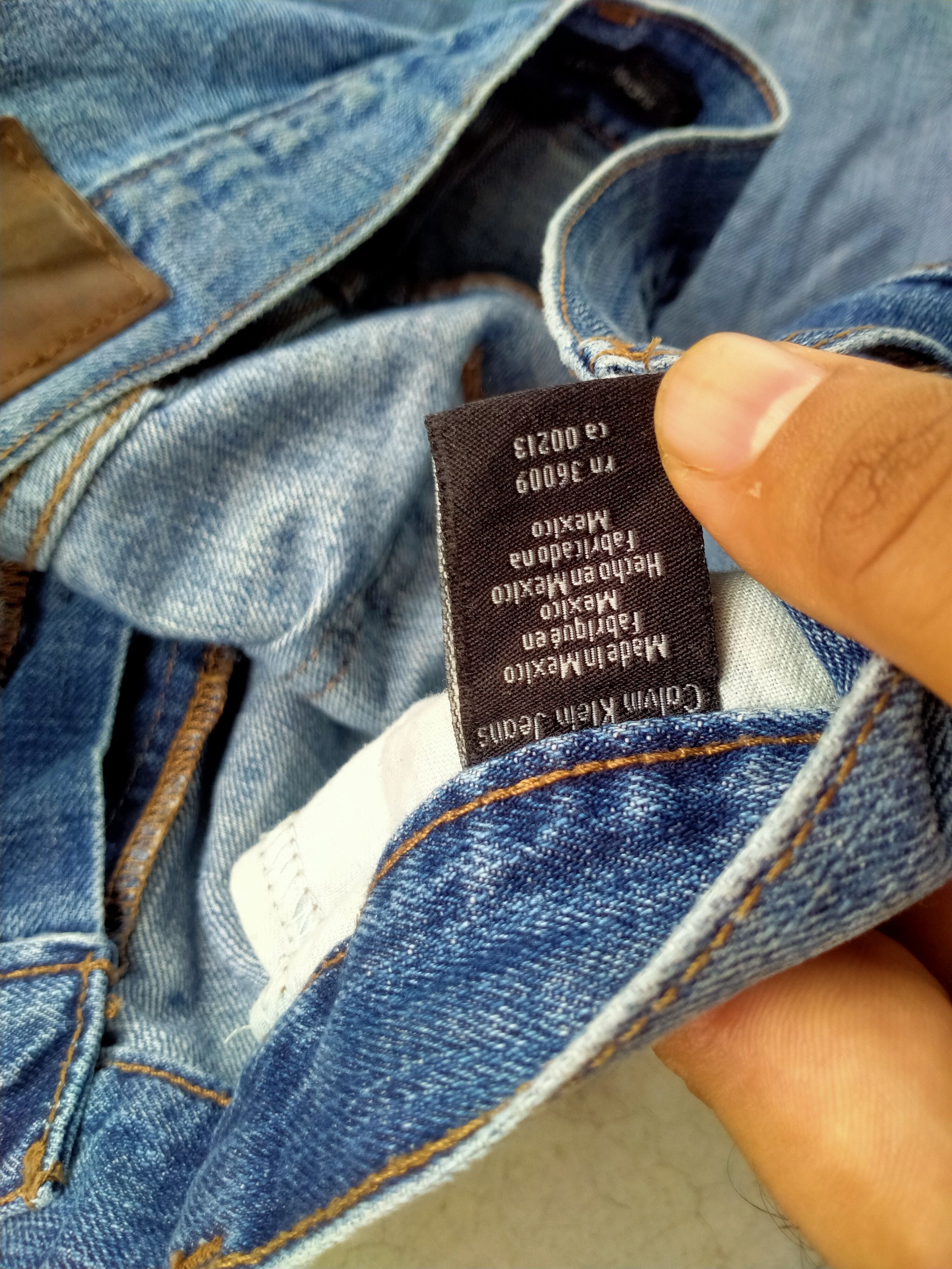 Calvin Klein CALVIN KLEIN STRAIGHT CUT NON SELVEDGE DENIM Size US 36 / EU 52 - 5 Thumbnail