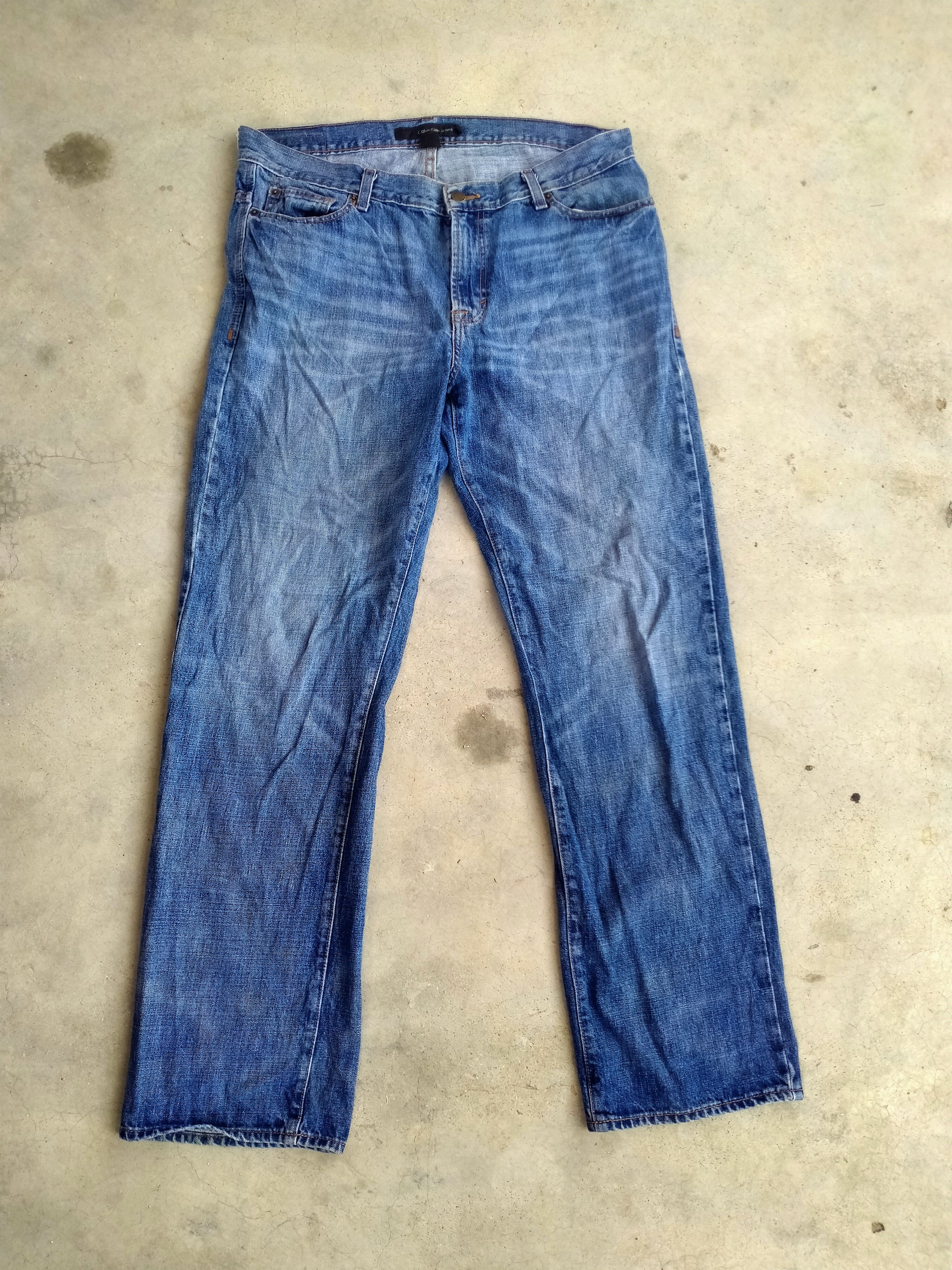 Calvin Klein CALVIN KLEIN STRAIGHT CUT NON SELVEDGE DENIM Size US 36 / EU 52 - 1 Thumbnail