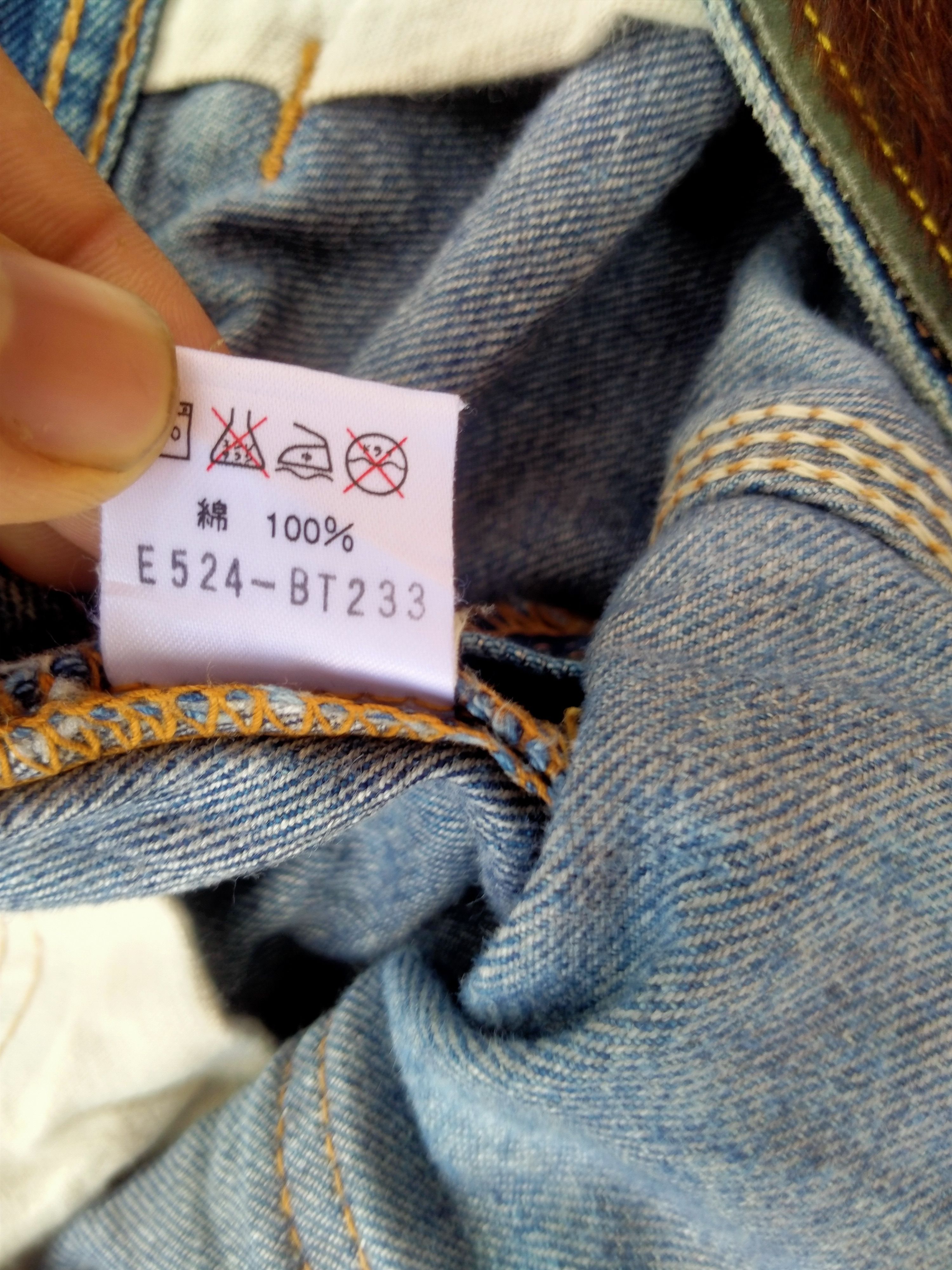 Japanese Brand DISTRESSED LEE COWBOY BUNKLE SELVEDGE DENIM Size US 34 / EU 50 - 7 Thumbnail